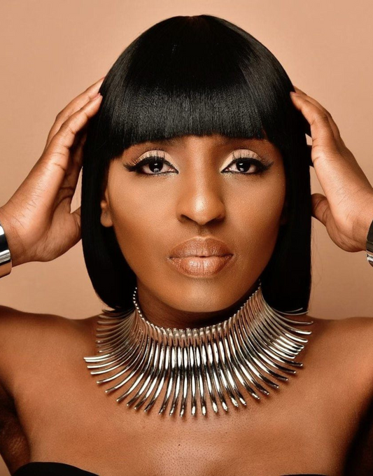 QENA Statement Tribal Silberhalsband