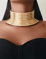 Afbeelding in Gallery-weergave laden, Pre-Owned TANTA African Gold Choker
