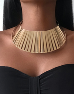 Charger l&#39;image dans la galerie, CROWN Layered Gold Big Choker
