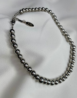 Charger l&#39;image dans la galerie, VALLEY Beaded Necklace Silver
