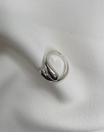 Cargar imagen en el visor de la galería, DELUXE Silver Tear Drop Ring  - Adjustable
