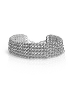Cargar imagen en el visor de la galería, BASTET Silver Charm Small Beaded Choker
