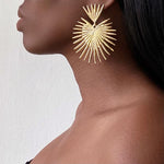 Load image into Gallery viewer, HATHOR Tassel Gold Earrings
