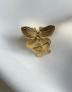 Cargar imagen en el visor de la galería, SKY Gold Butterfly Ring - Adjustable
