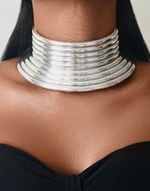 Charger l&#39;image dans la galerie, Pre-Owned TANTA African Silver Choker
