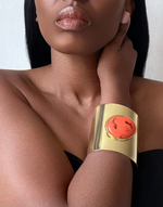 Afbeelding in Gallery-weergave laden, Pre-Owned BIBA Orange Large Bracelet Cuff
