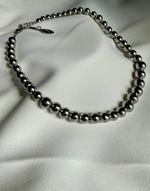 Charger l&#39;image dans la galerie, VALLEY Beaded Necklace Silver

