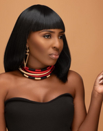 Afbeelding in Gallery-weergave laden, QALYUB Statement Tribal Multi-Coloured Choker
