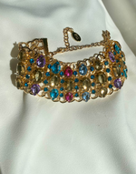 Afbeelding in Gallery-weergave laden, MALLAWI Rhinestones Multicoloured Crystal Choker Necklace
