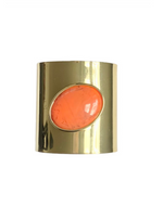 Afbeelding in Gallery-weergave laden, Pre-Owned BIBA Orange Large Bracelet Cuff

