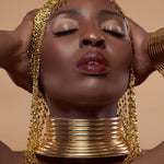 Lade das Bild in den Galerie-Viewer, TANTA Statement-Choker aus afrikanischem Gold
