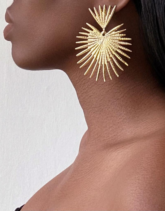 HATHOR Quasten-Goldohrringe