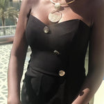 Load and play video in Gallery viewer, SHUBRA Statement Gold Fashion Necklaces &amp; Earrings Set
