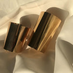 Load and play video in Gallery viewer, CLEOPATRA Gold Statement Bangle Bracelet Manchette
