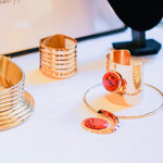 Load image into Gallery viewer, BIBA Statement Orange Necklace
