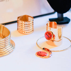 BIBA Statement Orange Necklace