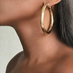 Charger l&#39;image dans la galerie, CAIRO Gold Hoop Earrings
