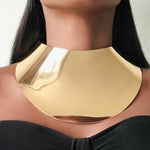 Load image into Gallery viewer, ZAGAZIG Gold Statement Maxi Choker Necklace
