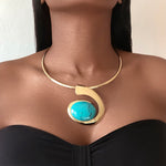 Charger l&#39;image dans la galerie, BIBA Statement Blue Necklace
