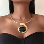 Load image into Gallery viewer, BIBA Statement Black Necklace
